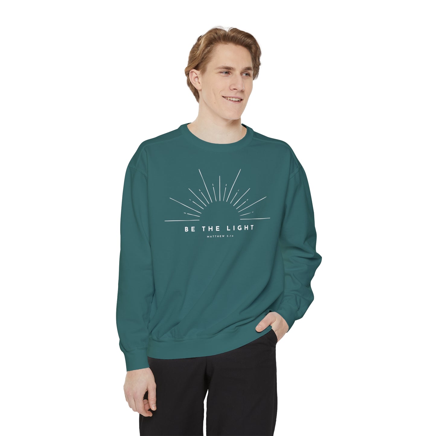 BE THE LIGHT CREWNECK