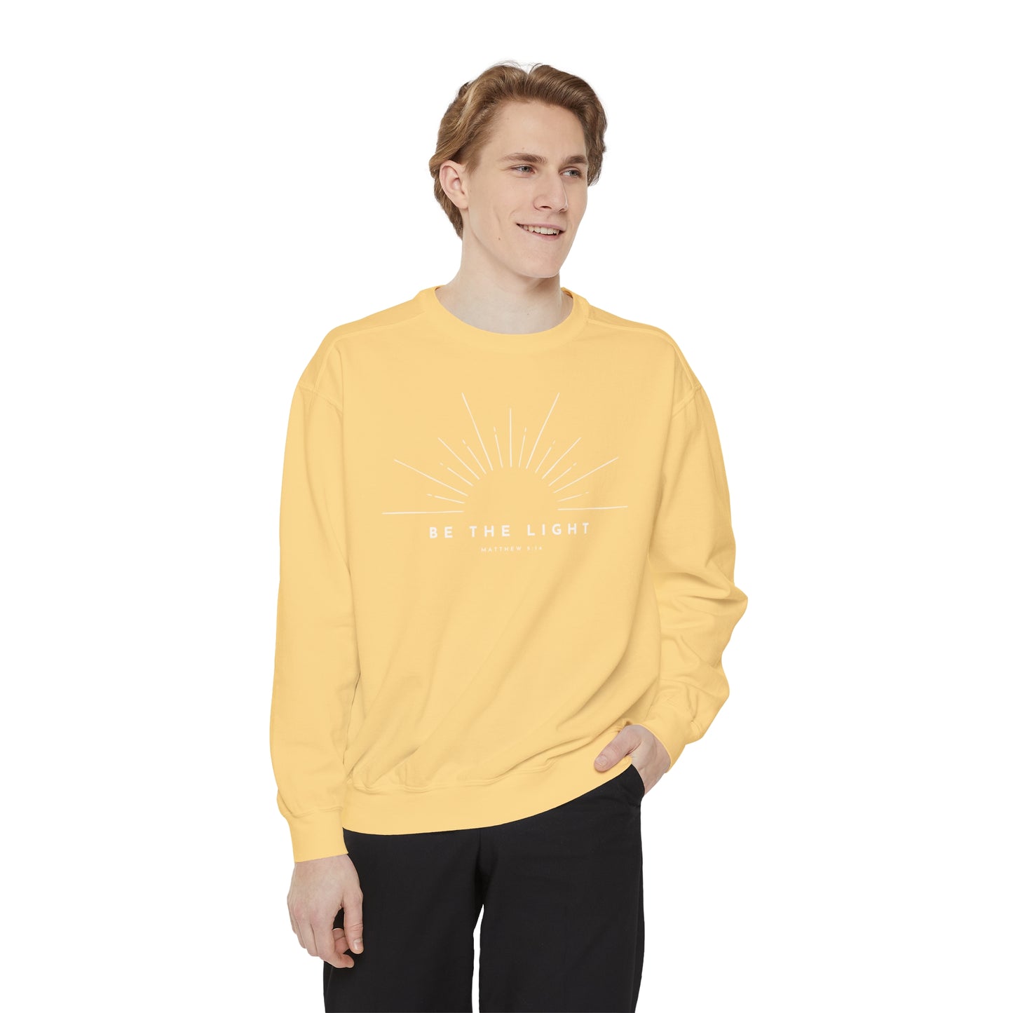 BE THE LIGHT CREWNECK