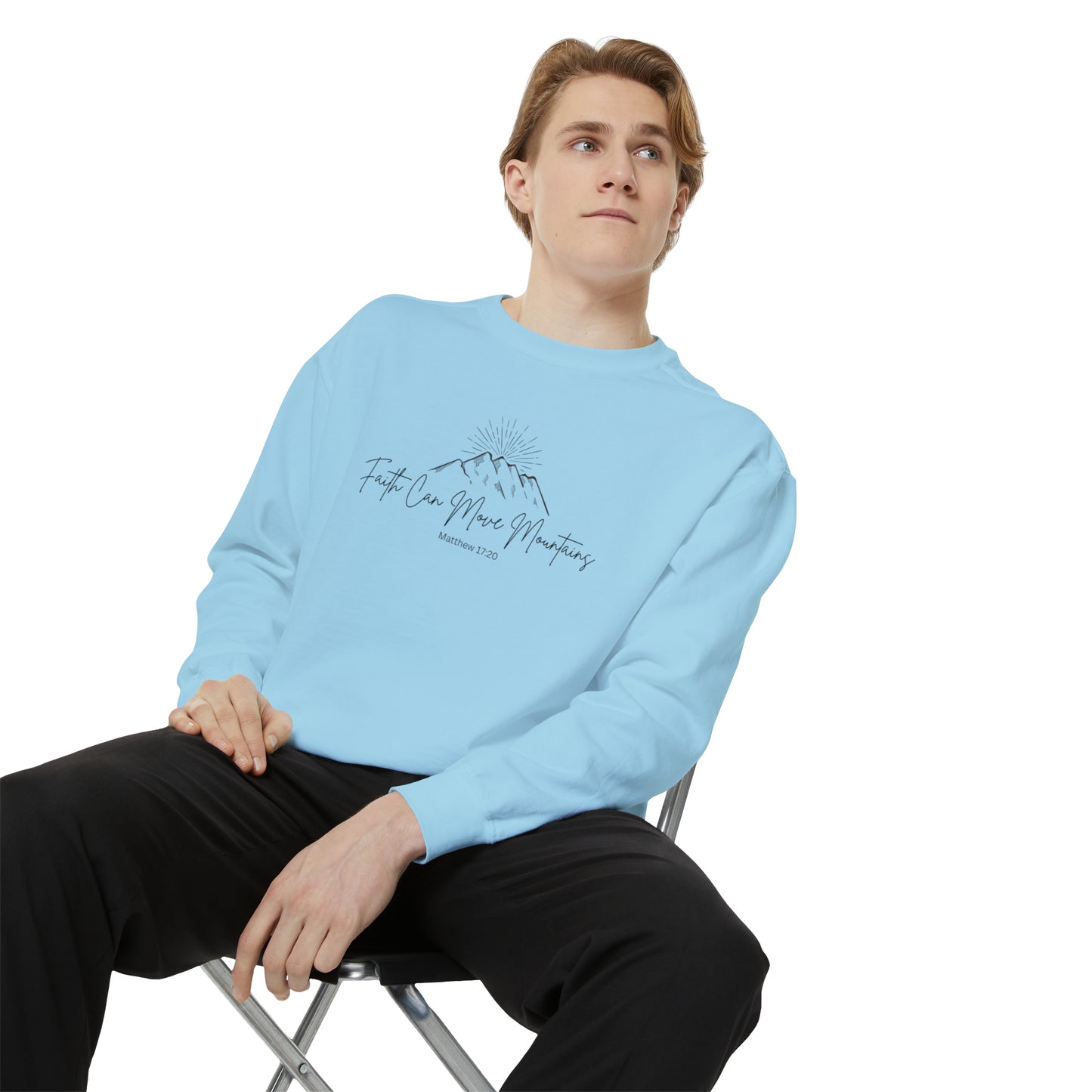 FAITH CAN MOVE MOUNTAINS CREWNECK